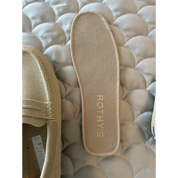 Rothy's Metallic Collector's Edition The Driver Gold Dust Size 8 Loafer - Picture 9 of 9